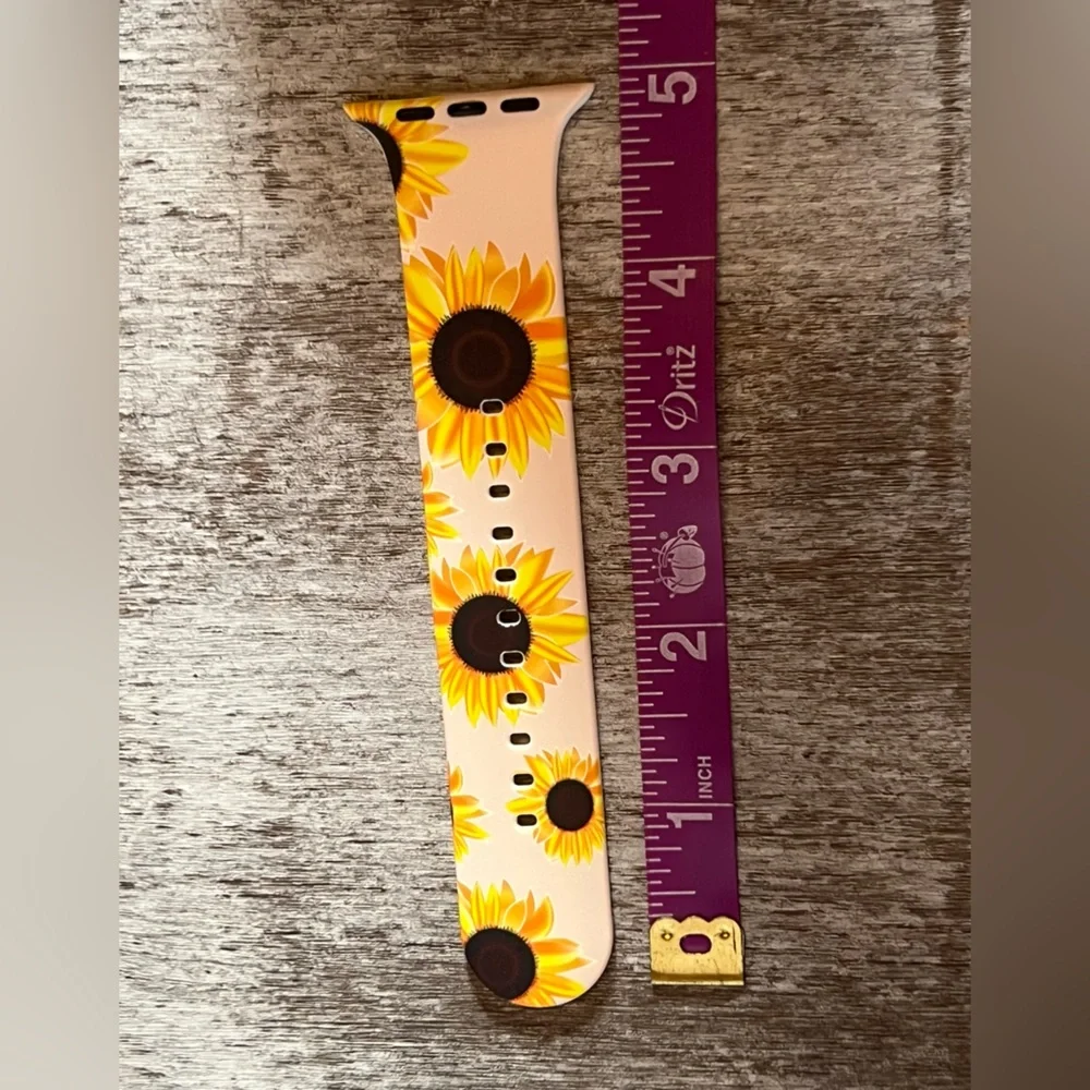 Apple Watch 42mm Sunflower Print Sport Band